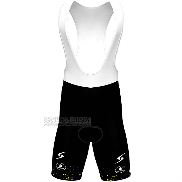 2023 Cycling Jersey Lotto-kern Haus Black Yellow Long Sleeve And Bib Short
